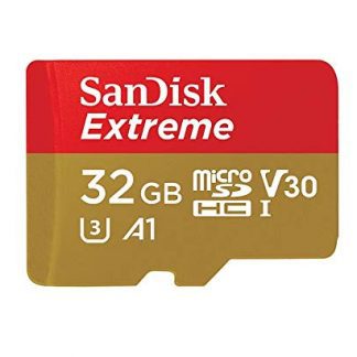 Sandisk Extreme A1 V30 UHS-I U3 microSDXC (32GB, Read 100MB/s, Write 60MB/s) (SDSQXAF-032G)