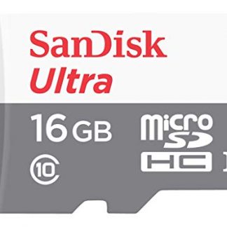 Sandisk Ultra microSDHC Class 10 (16GB, Read 80MB/s, Without Adapter) (SDSQUNS-016G-GN3MN)