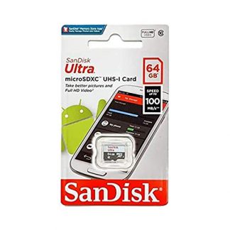 Sandisk microSD Ultra Class 10 (64GB, SDSQUNR-064G)