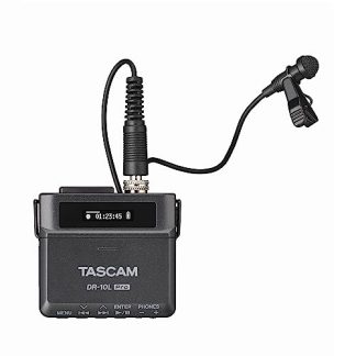 Tascam DR-10L Pro Micro Portable Audio Recorder with Lavalier