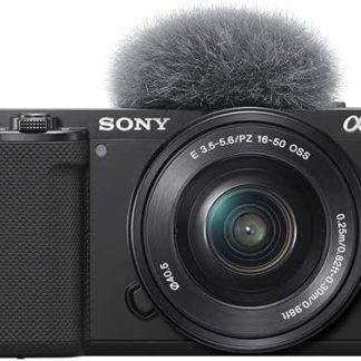 Sony ZV-E10 Mirrorless Camera with 16-50mm Lens (ILCZV-E10L) (Black)