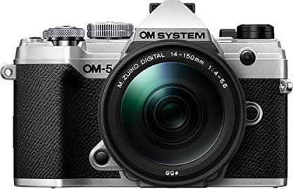 OM System OM-5 Mirrorless Camera with 14-150mm F/4-5.6 II Lens (Silver)