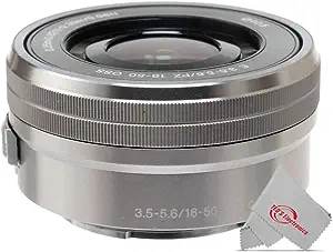 Sony E PZ 16-50mm F3.5-5.6 OSS (SELP1650, Silver, Retail Packing)