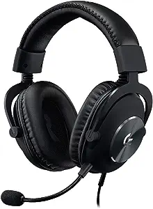 Logitech G PRO X Gaming Headset with Blue Voice (Black, 981-000820)