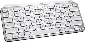 Logitech MX Keys Mini Wireless Keyboard for Mac (Grey, 920-101528)