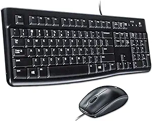 Logitech MK120 USB Keyboard (Arabic Black)