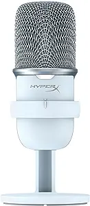 HyperX SoloCast USB Microphone (White, HMIS1X-XX-WT/G)