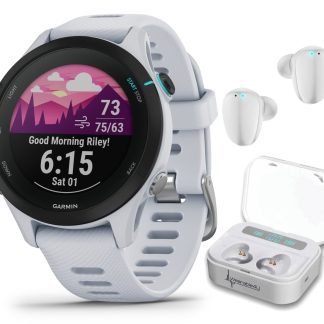 Garmin Forerunner 255S Music GPS Running Watch (Whitestone, 010-02641-33, EU/PAC)