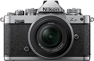 Nikon Z fc Mirrorless Digital Camera Silver with 28mm f/2.8 SE Lens