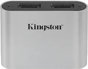 Kingston Workflow microSD Reader (WFS-SDC, USB 3.2 Gen 1 Dual-slot Micro SDHC/SDXC UHS-II)