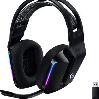 Logitech G733 Lightspeed Wireless RGB Gaming Headset (Black)