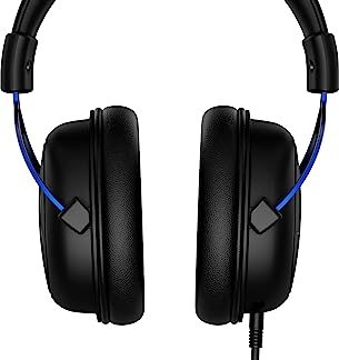 HyperX Cloud for PlayStation (PS4 PS5) (Black, HHSC2-FA-BL, 4P5H9AB)