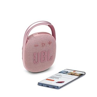 JBL Clip 4 Portable Bluetooth Speaker (Pink)