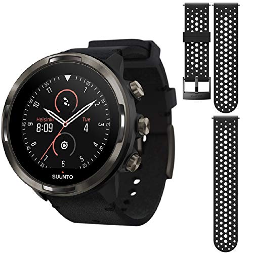 Suunto 9 Baro GPS Sports Watch TITANIUM LEATHER SS050463000