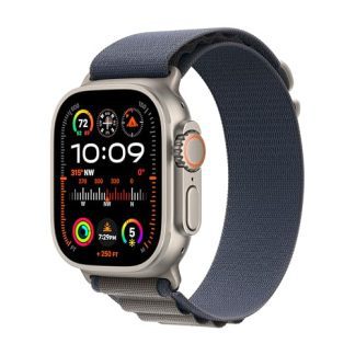 Apple Watch Ultra 2 49mm(GPS+Cellular) (MRET3, Titanium Case with Indigo Alpine Loop – M)