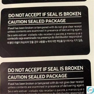 Samsung Original Seal Label (Black, 土字形])