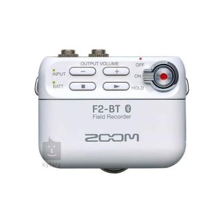 Zoom F2-BT Ultracompact Bluetooth-Enabled Portable Field Recorder (White)