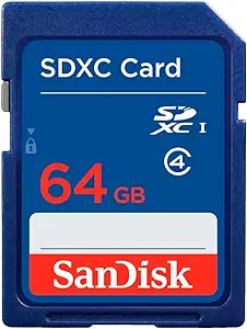 Sandisk SDHC Class 4 64GB Memory Card (SDSDB-064G-B35)