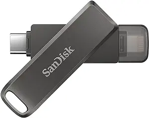 Sandisk iXpand Flash Drive Luxe (256GB, SDIX70N-256G-GN6NE)