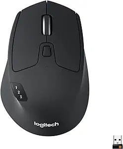 Logitech M720 Wireless Triathlon Mouse (Black)