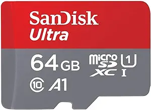 Sandisk Ultra Micro SDXC (With Adapter) (64GB, SDSQUA4-064G-GN6MA)