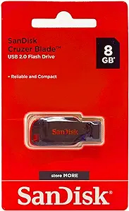 Sandisk Cruzer Blade 8GB USB Flash Drive (SDCZ50-008G-B35)