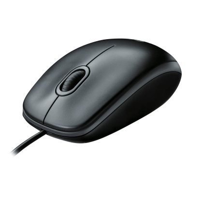 Logitech M100r Wired USB Mouse (Black) Mice, Trackballs, Touchpads