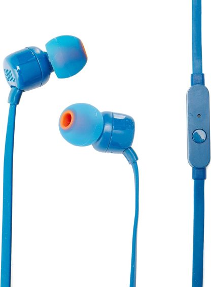 JBL T110 In-Ear Headphones (Blue)