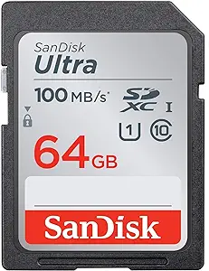 Sandisk Ultra SD UHS-I (64GB, SDSDUNR-064G-GN6IN)