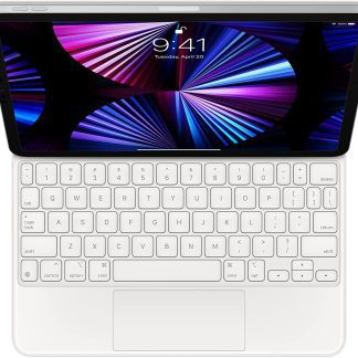 Apple Magic Keyboard (2021) for 11 inches iPad Pro + iPad Air (White, MJQJ3)