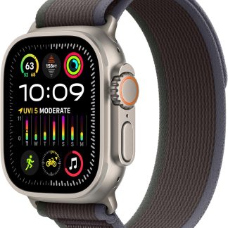 Apple Watch Ultra 2 49mm(GPS+Cellular) (MRF63, Titanium Case with Blue/Black Trail Loop – M/L)