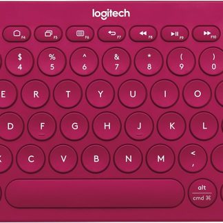 Logitech K380 Bluetooth Keyboard (Red)