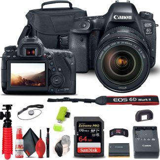 Canon EOS 6D Mark II Kit (24-105mm f/4L IS II USM Lens) DSLR