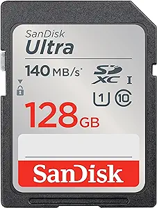 Sandisk Ultra SD UHS-I (128GB, SDSDUNR-128G-GN6IN)