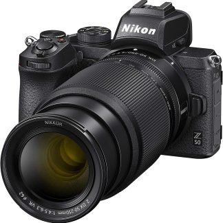 Nikon Z50 Twin Kit (Z DX 16-50mm F/3.5-6.3 VR, Z DX 50-250 F/4.5-6.3 VR) Mirrorless Camera