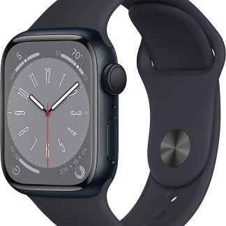 Apple Watch Series 8 41mm (MNU73, Midnight Aluminium Midnight Sport Band, S/M)