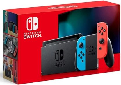Nintendo Switch Console (2nd Generation, Neon Blue and Red)