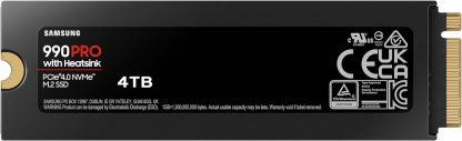 Samsung SSD 990 PRO (With Heatsink) NVMe M.2 SSD (4TB, MZ-V9P4T0CW) - Image 2