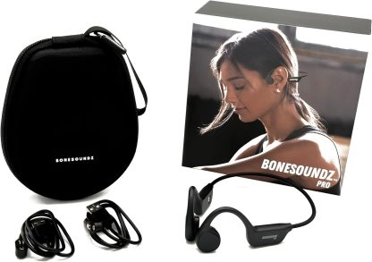 Bonesoundz AWARE Bone Conduction with IPX8 + Led Light (Black)
