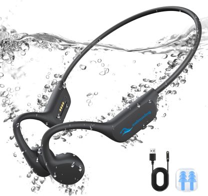 Bonesoundz AWARE Bone Conduction with IPX8 + Led Light (Grey)