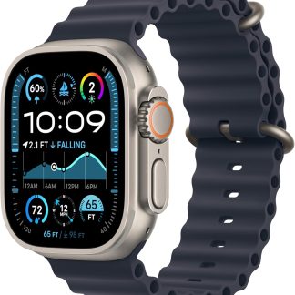 Apple Watch Ultra 2 49mm(GPS+Cellular) (MX4D3, Natural Titanium Navy Ocean Band)