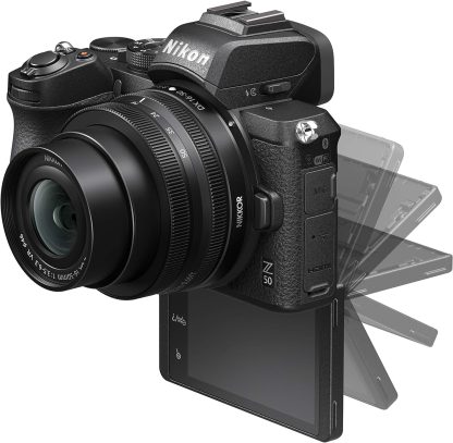 Nikon Z50 Twin Kit (Z DX 16-50mm F/3.5-6.3 VR, Z DX 50-250 F/4.5-6.3 VR) + FTZ II - Image 3